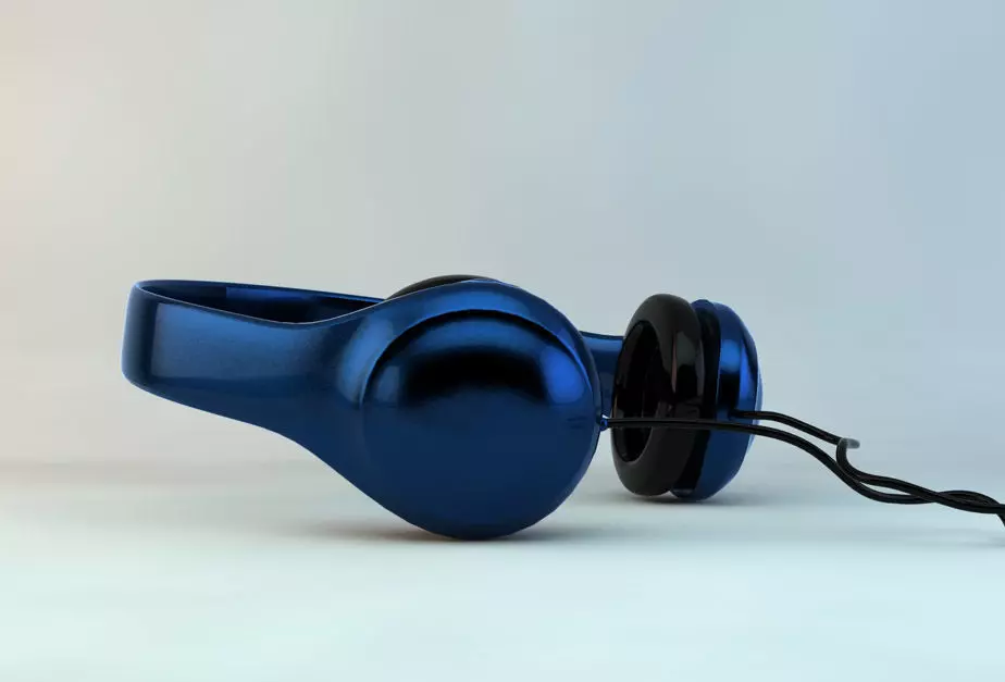 Headphones beats Low-poly 3D model_0
