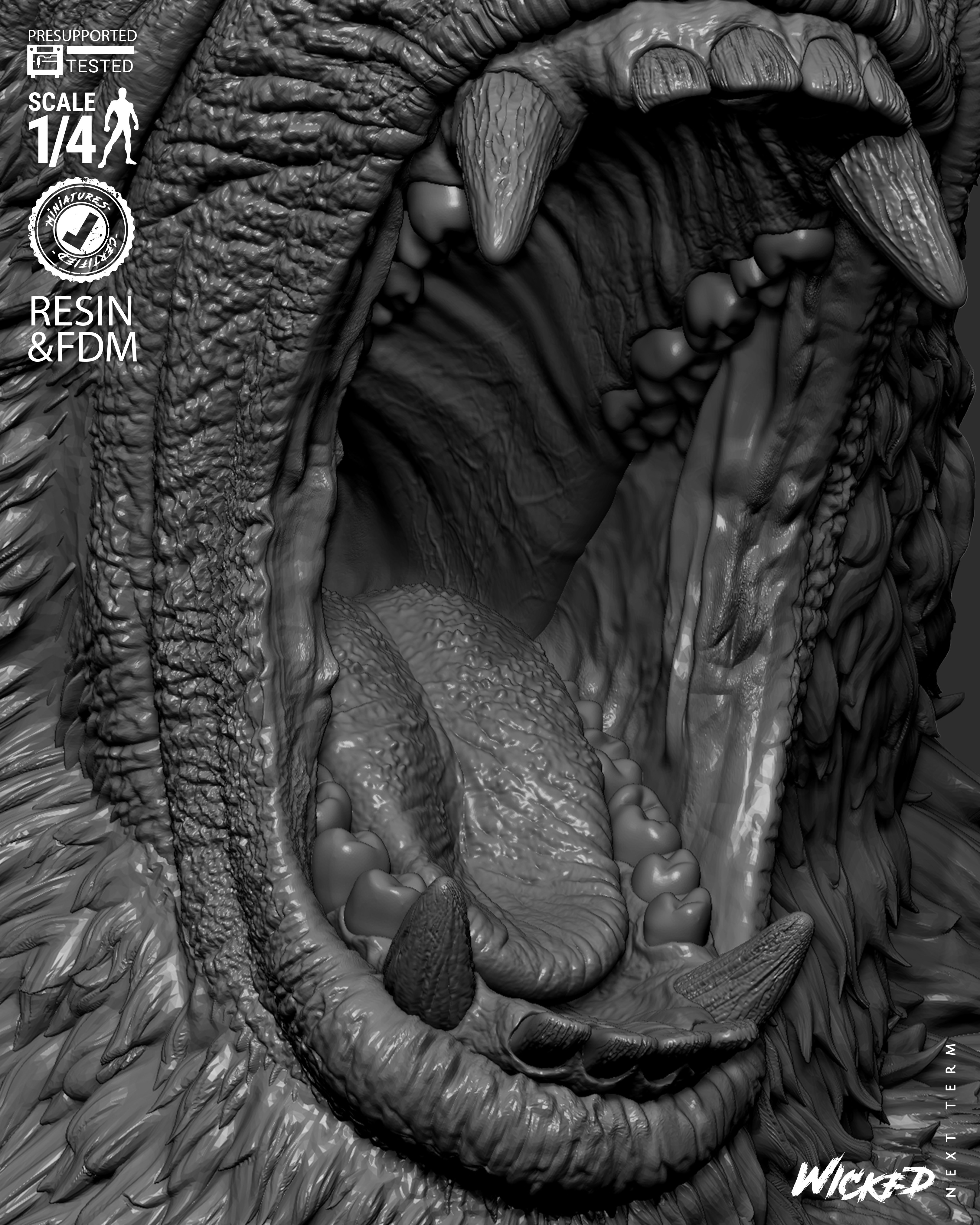 Wicked Movies Kong Portrait Bust 3D print model_45