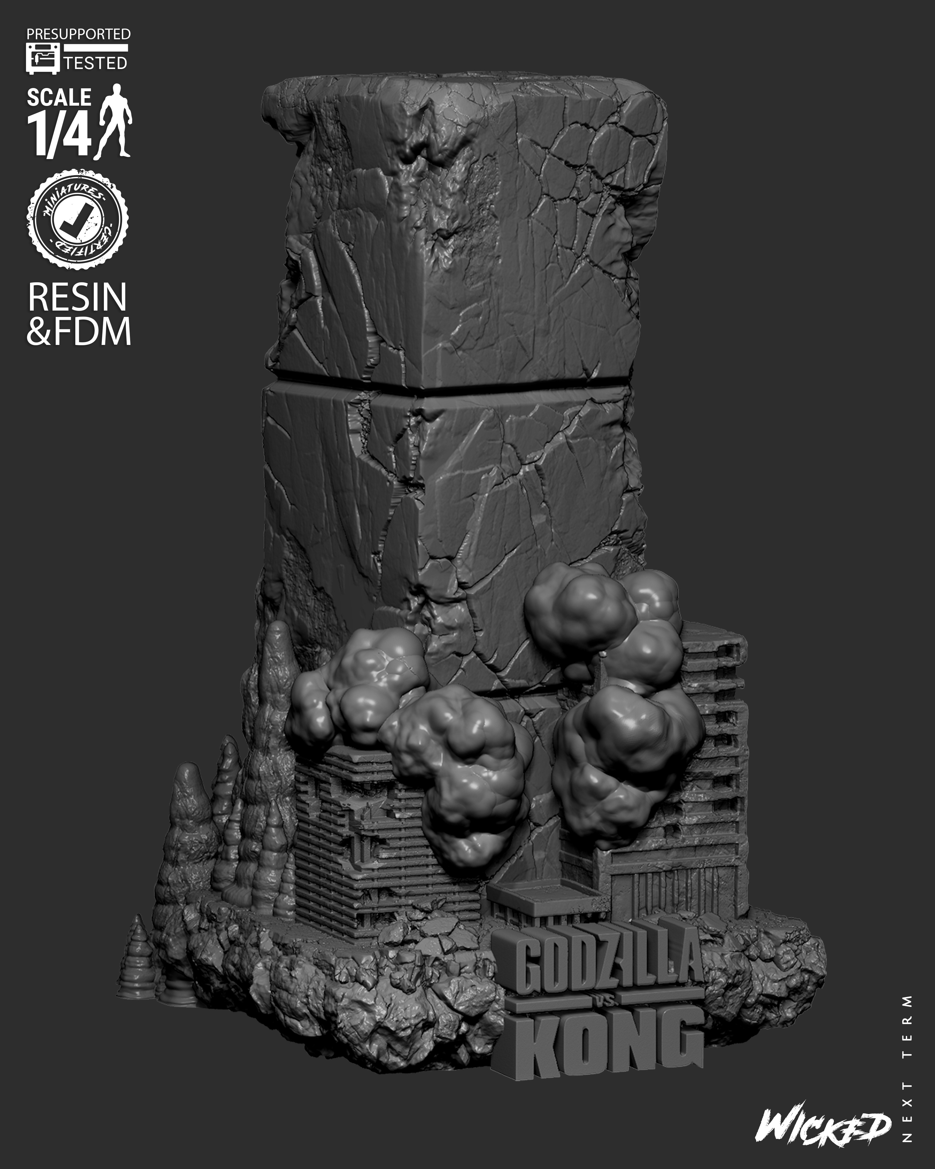 Wicked Movies Kong Portrait Bust 3D print model_21