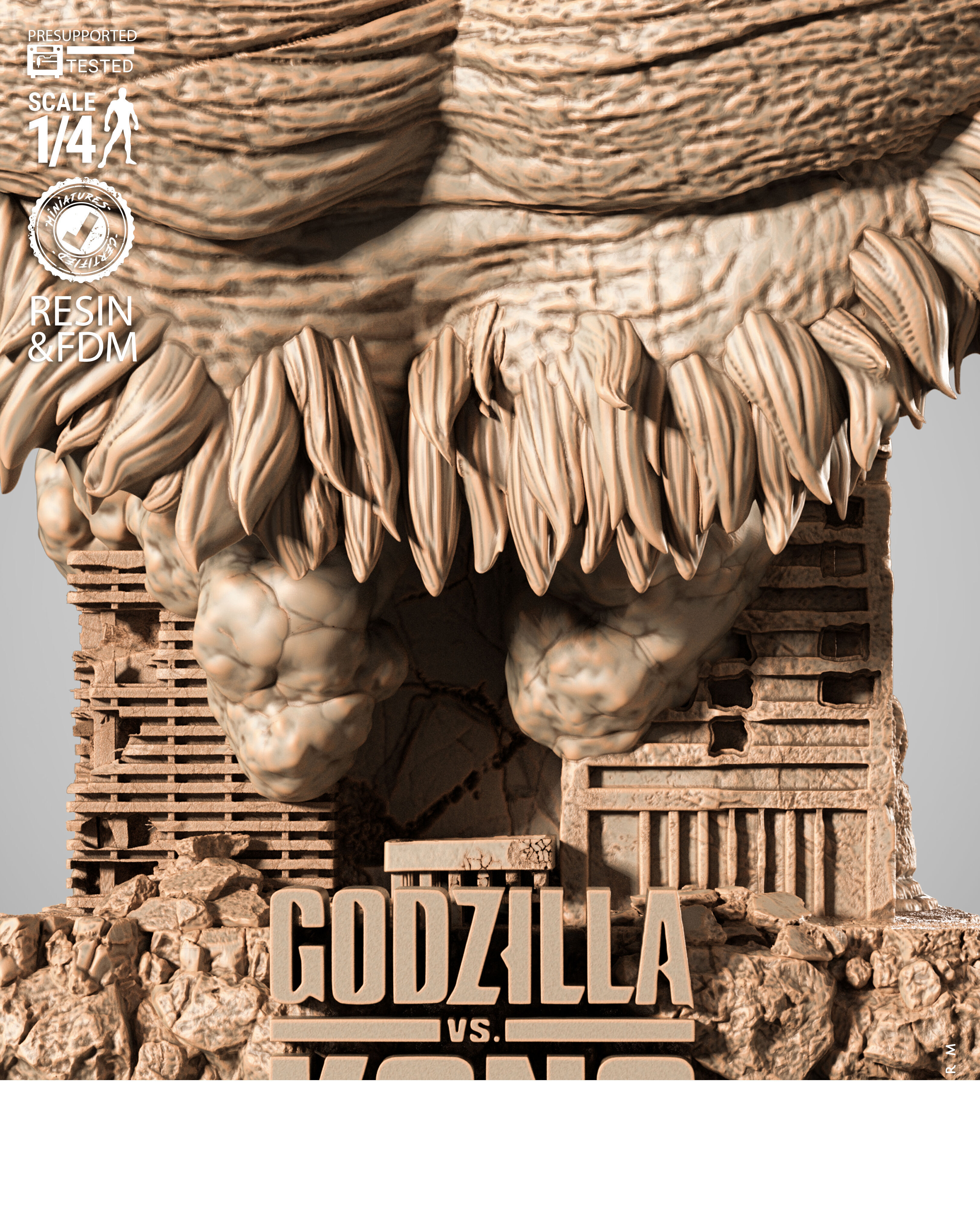 Wicked Movies Kong Portrait Bust 3D print model_12