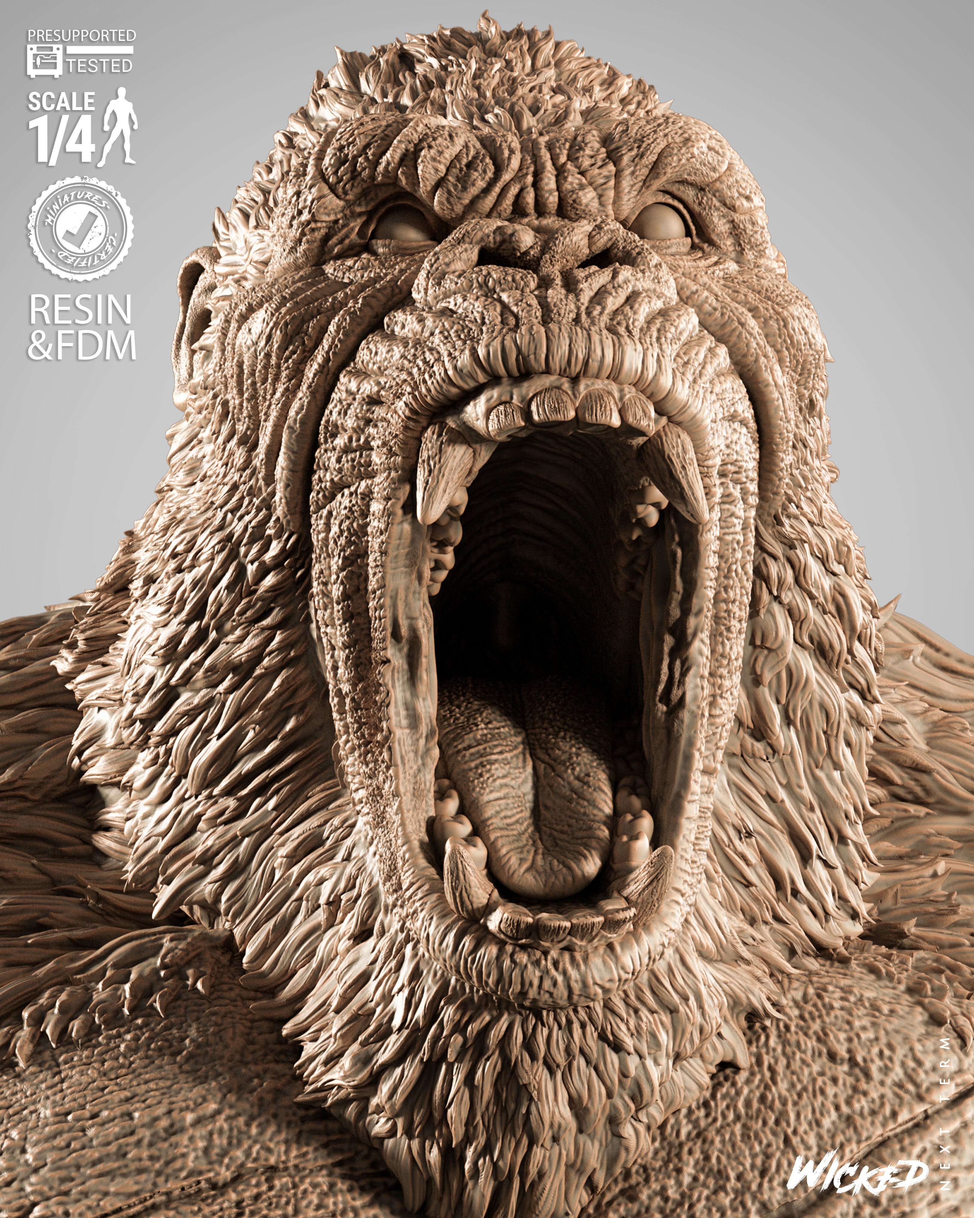 Wicked Movies Kong Portrait Bust 3D print model_79