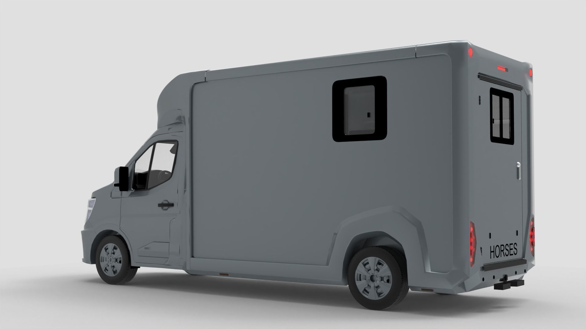 STX 2 Horse Renault Master Van 2025 Interior 3ds max sketchup 3D model_10