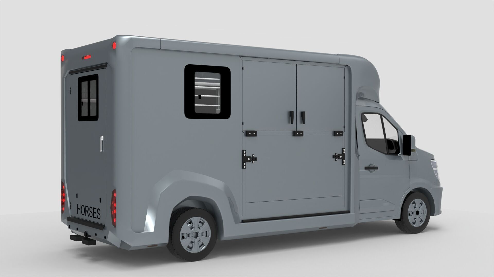STX 2 Horse Renault Master Van 2025 Interior 3ds max sketchup 3D model_7