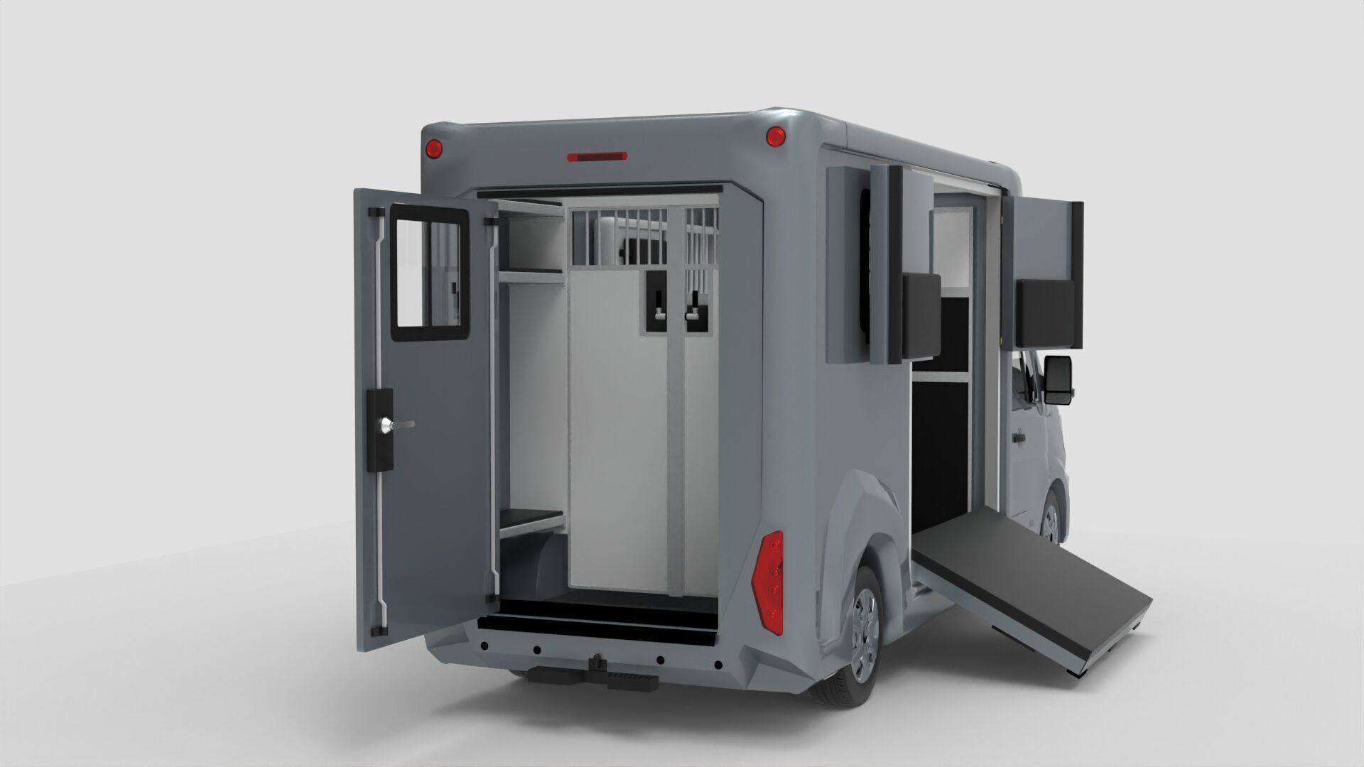 STX 2 Horse Renault Master Van 2025 Interior 3ds max sketchup 3D model_4