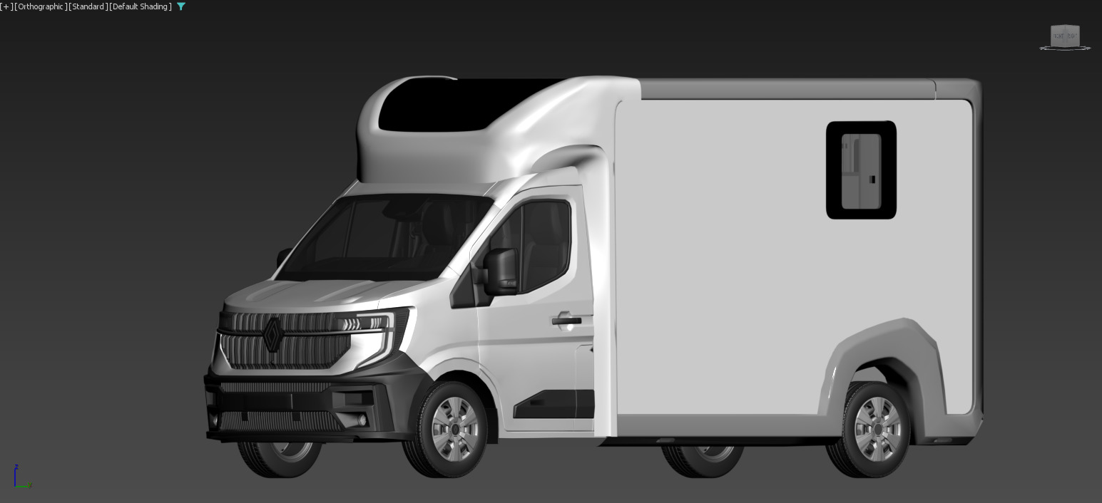 STX 2 Horse Renault Master Van 2025 Interior 3ds max sketchup 3D model_14