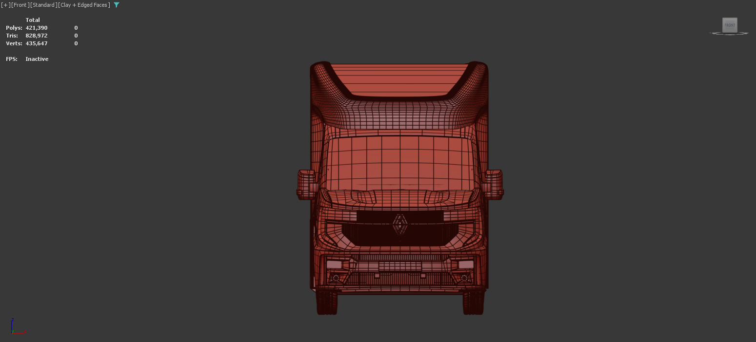 STX 2 Horse Renault Master Van 2025 Interior 3ds max sketchup 3D model_16