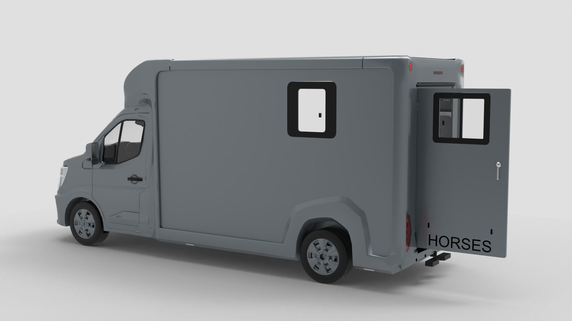 STX 2 Horse Renault Master Van 2025 Interior 3ds max sketchup 3D model_1