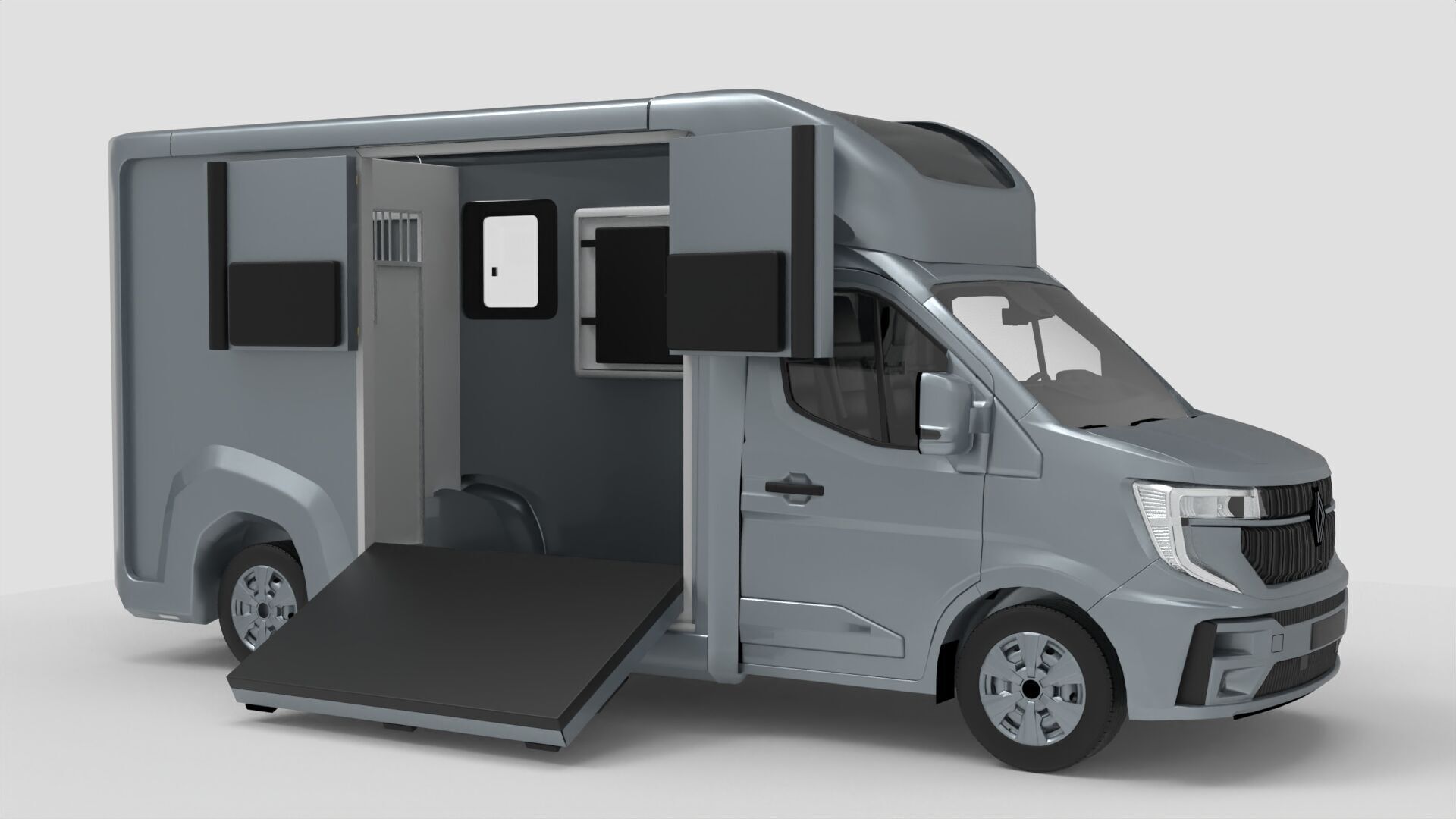 STX 2 Horse Renault Master Van 2025 Interior 3ds max sketchup 3D model_8