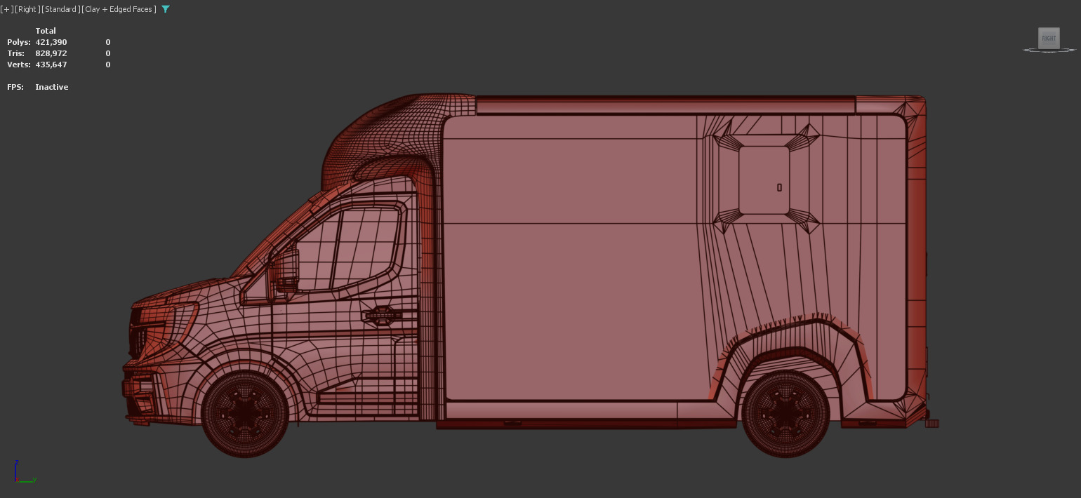 STX 2 Horse Renault Master Van 2025 Interior 3ds max sketchup 3D model_21