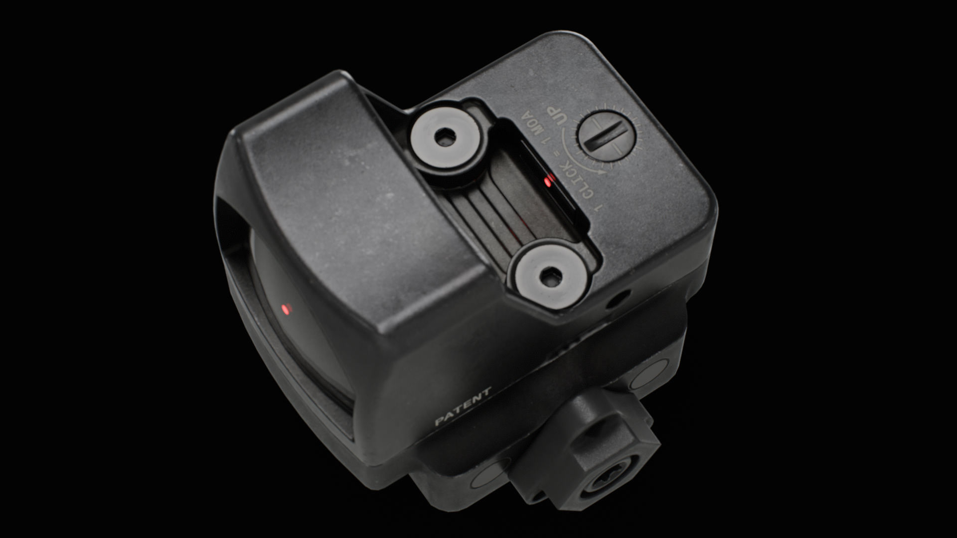 Trijicon RMR Automatic LED and 45 Degree Mount Low-poly 3D model_5