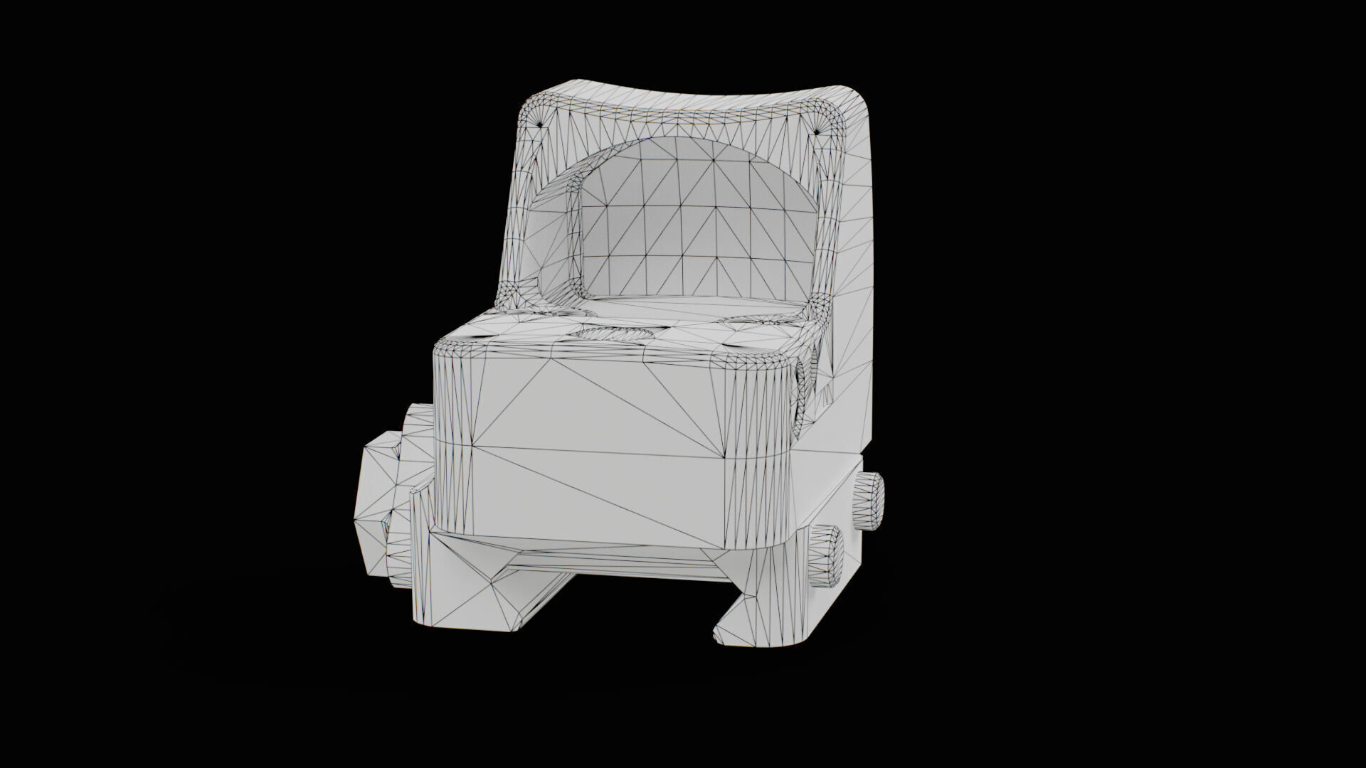 Trijicon RMR Automatic LED and 45 Degree Mount Low-poly 3D model_16