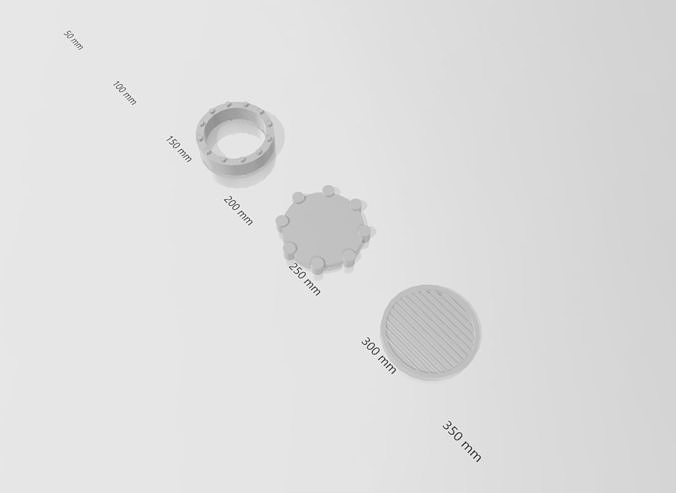 Equipment for pipe 3D print model
