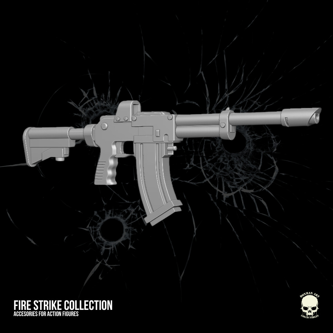 Fire Strike Collection STL Files For Action Figures 3D print model_18