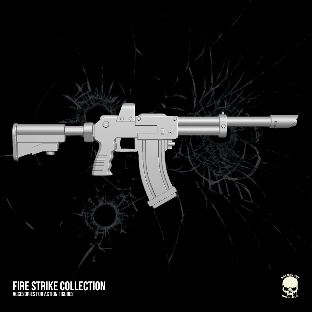 Fire Strike Collection STL Files For Action Figures 3D print model_22