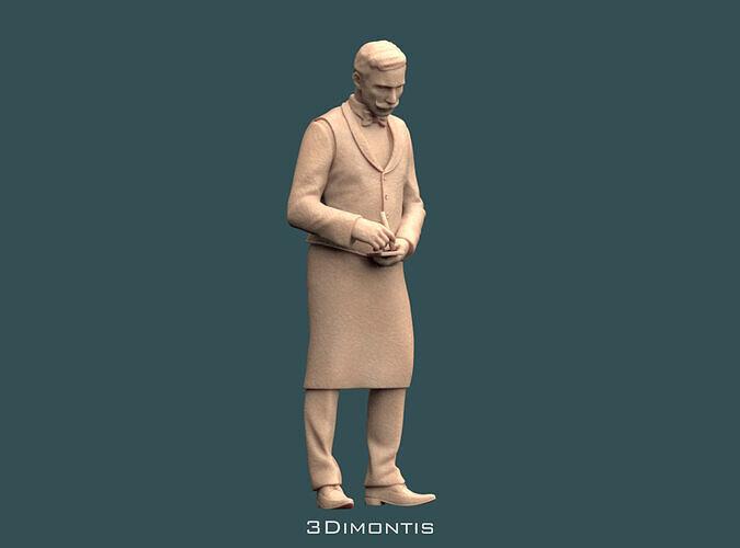 Waiter 3D print model