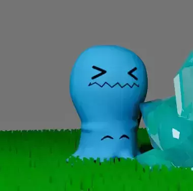 Mimikyu Wobbuffet clothes 3D model - pokemon