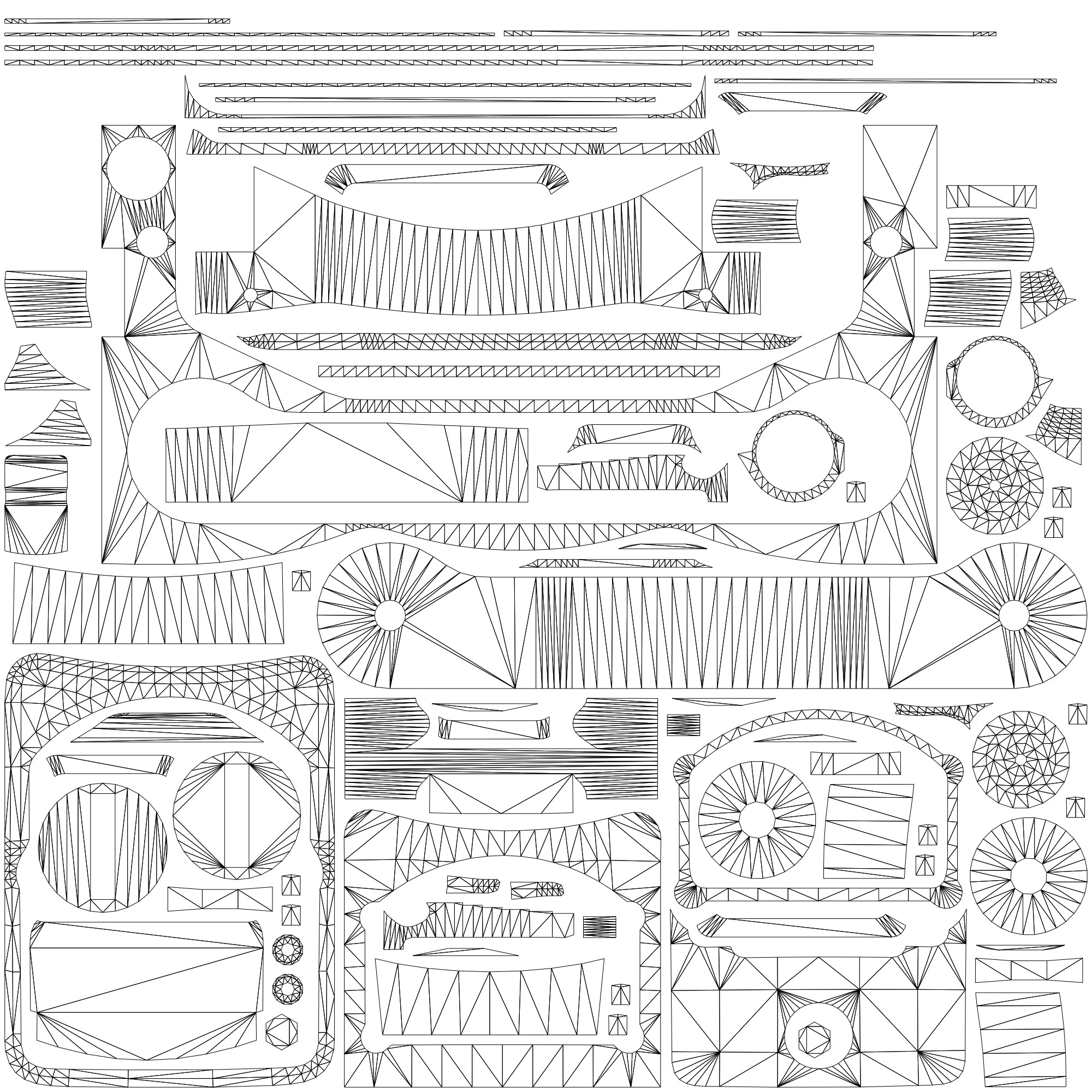 Trijicon RMR Dual Illuminated and 45 Degree Mount Low-poly 3D model_17