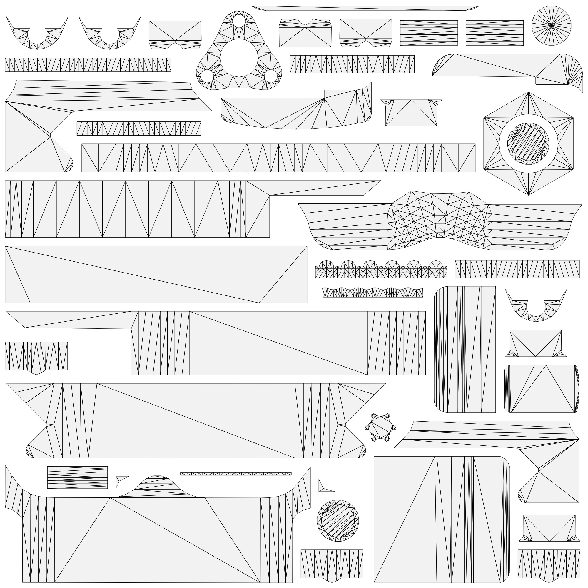 Trijicon RMR Dual Illuminated and 45 Degree Mount Low-poly 3D model_21