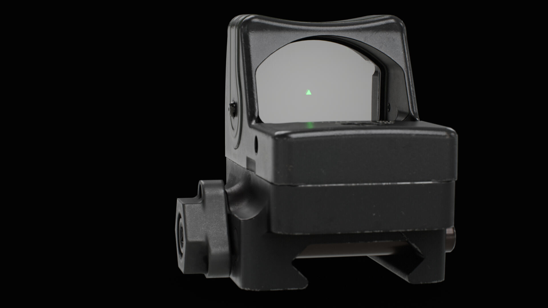 Trijicon RMR Dual Illuminated and 45 Degree Mount Low-poly 3D model_10