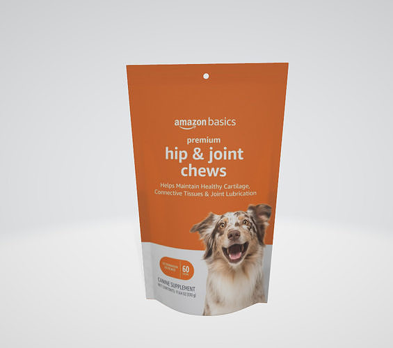 Amazon Basics Premium Dog Hip Joint Supplement Chews 3D model