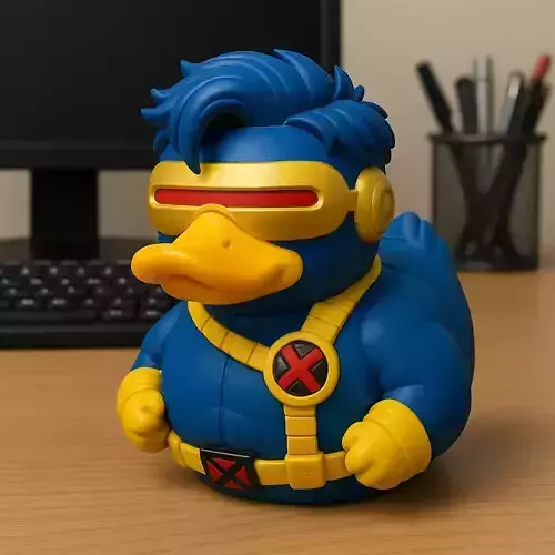 Rubber Duck - Scott Summers DC comics - 3D print 3D print model