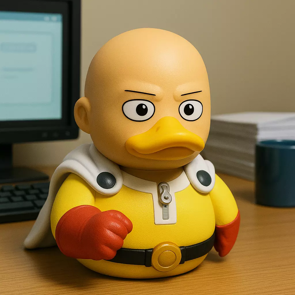 Rubber Duck - Saitama - One-Punch Man- 3d print 3D print model