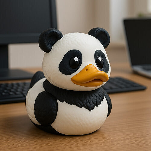 Rubber Duck - Kungfu PanDa model - 3d print 3D print model