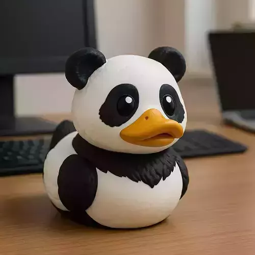 Rubber Duck - Kungfu PanDa model - 3d print