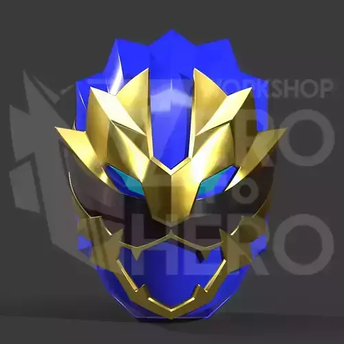 No1 Sentai Gozyuger - Gozyuger Blue Helmet 3D print model