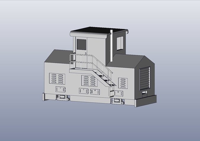 Plymouth Coke Transfer Locomotive 3D print model