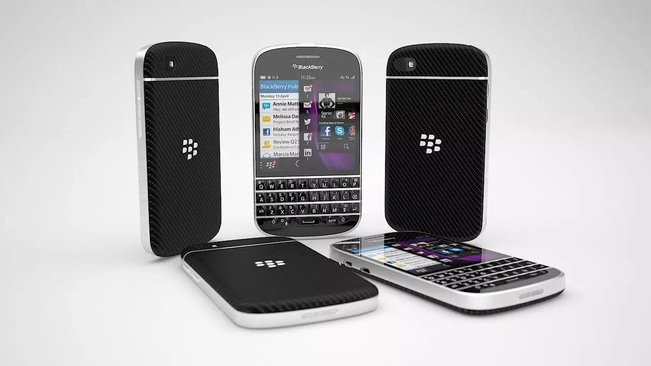 Blackberry Q10 Free 3D model_0