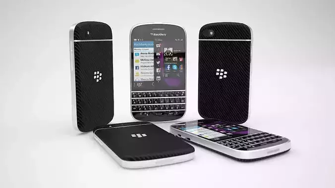 Blackberry Q10 Free 3D model