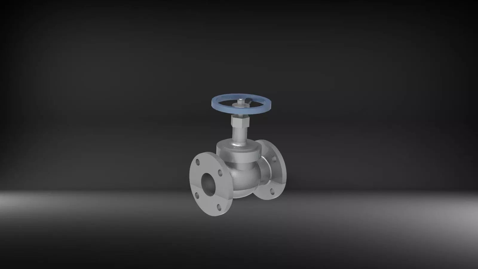Standard global valve 3D print model