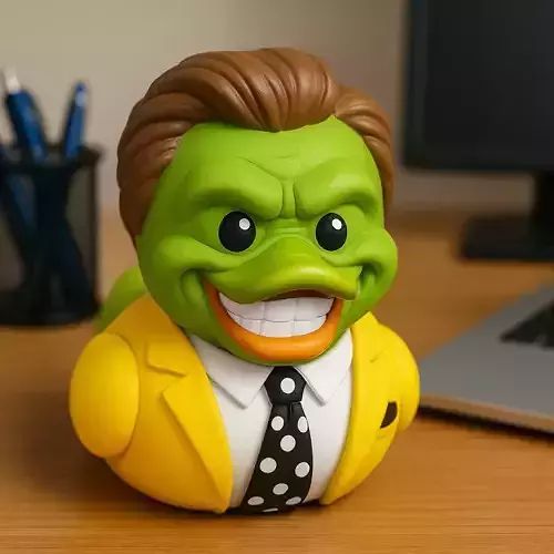 Rubber Duck - Green mask film model - 3d print 3D print model