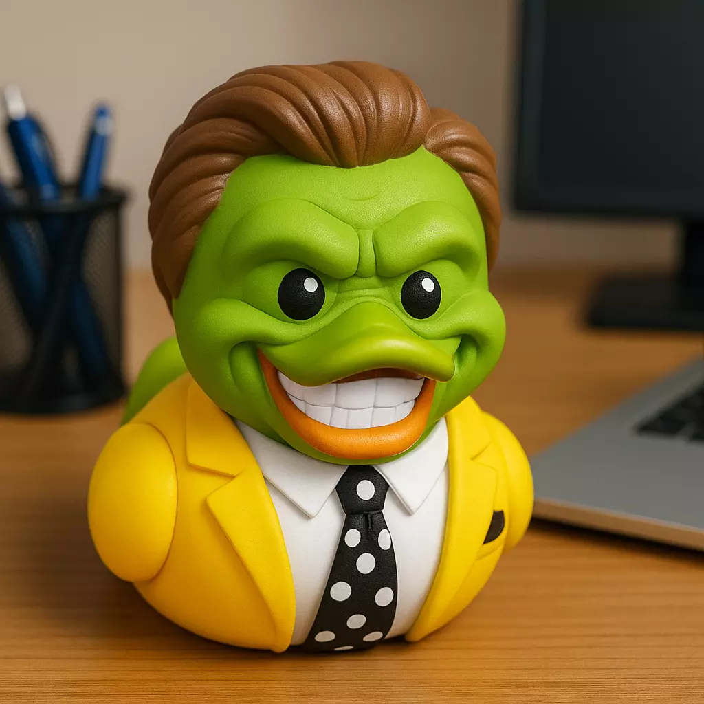 Rubber Duck - Green mask film model - 3d print 3D print model