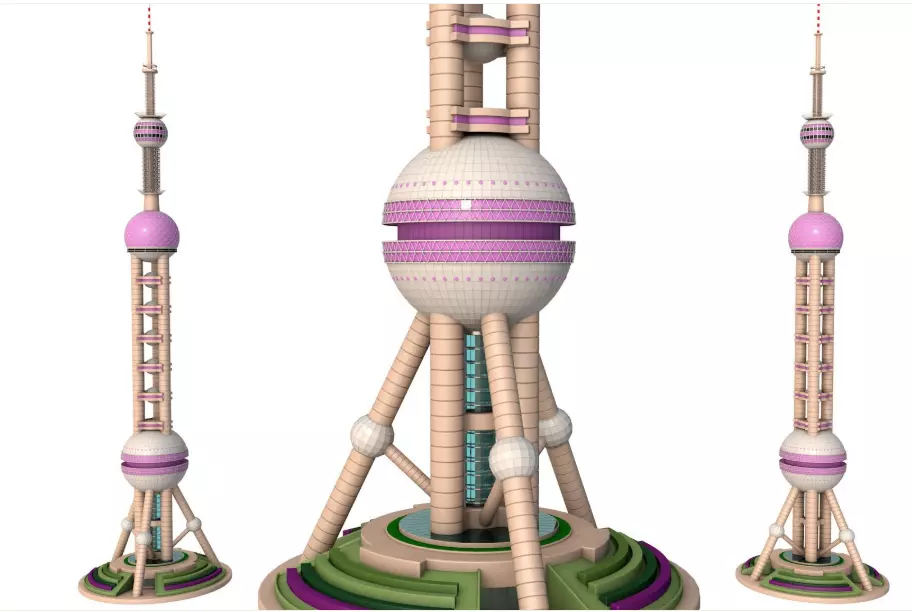 Pearl Tower 3D model