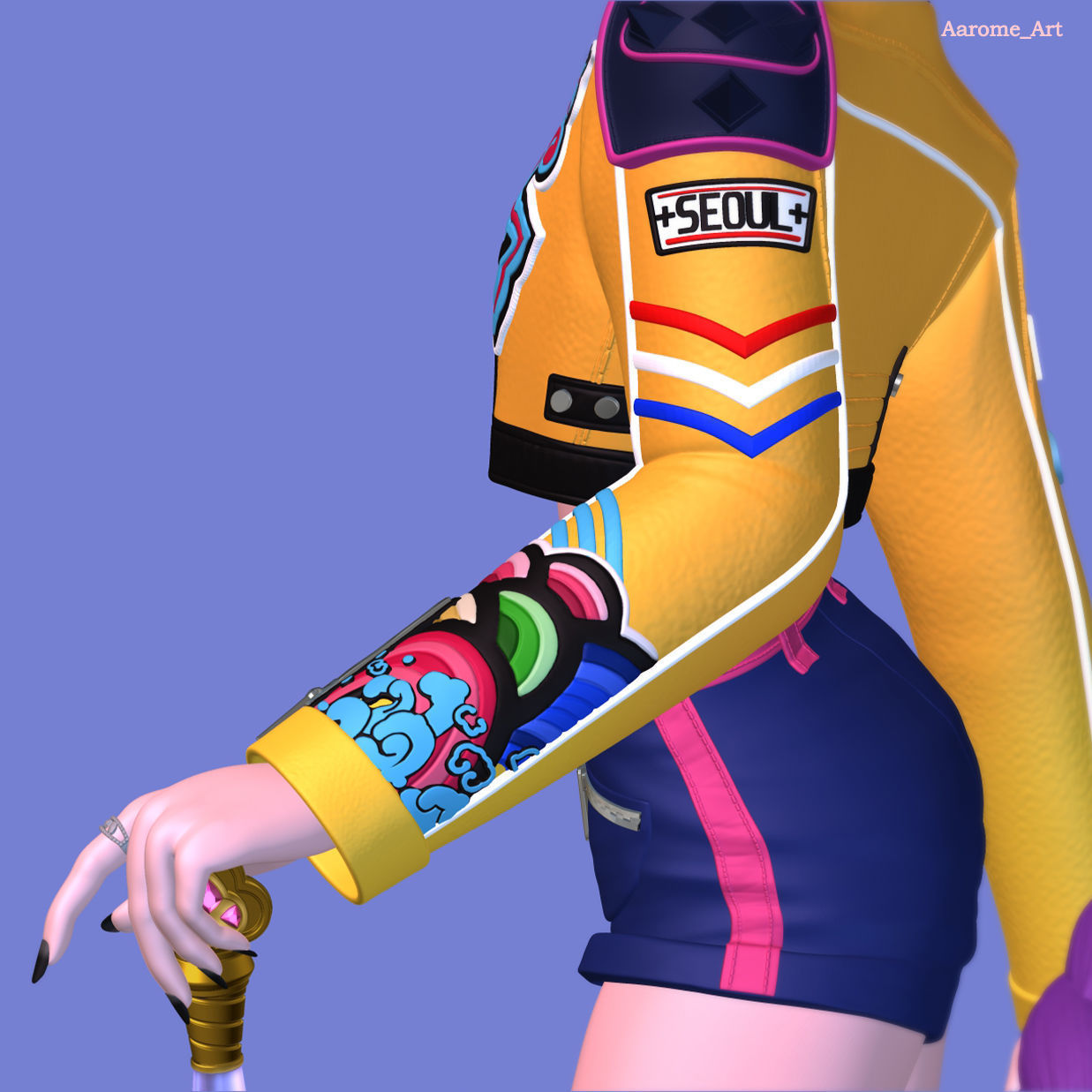 Rumi KPop Demon Hunters 3D print model_14