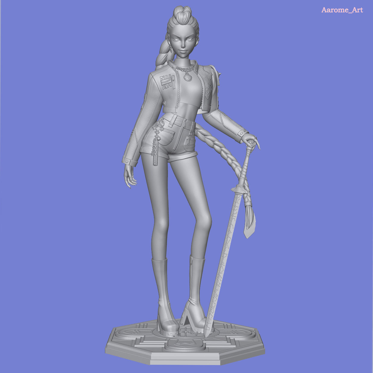 Rumi KPop Demon Hunters 3D print model_3