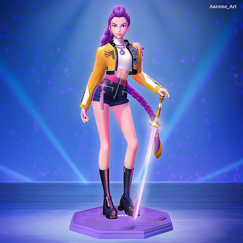 Rumi KPop Demon Hunters 3D print model