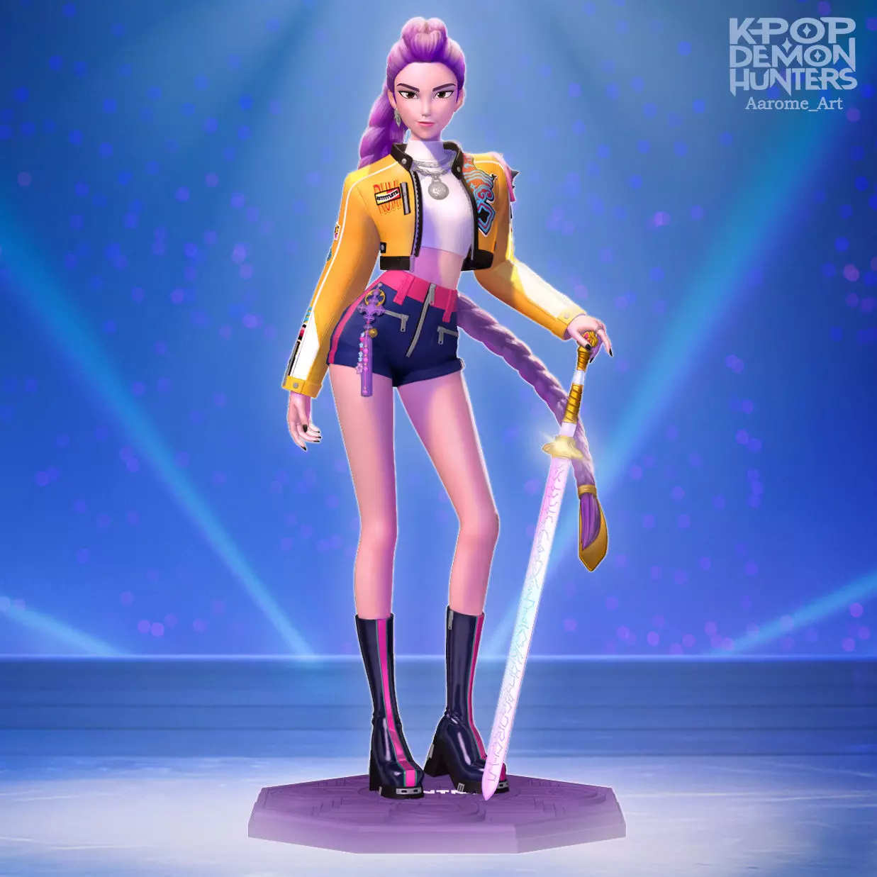 Rumi KPop Demon Hunters 3D print model_0