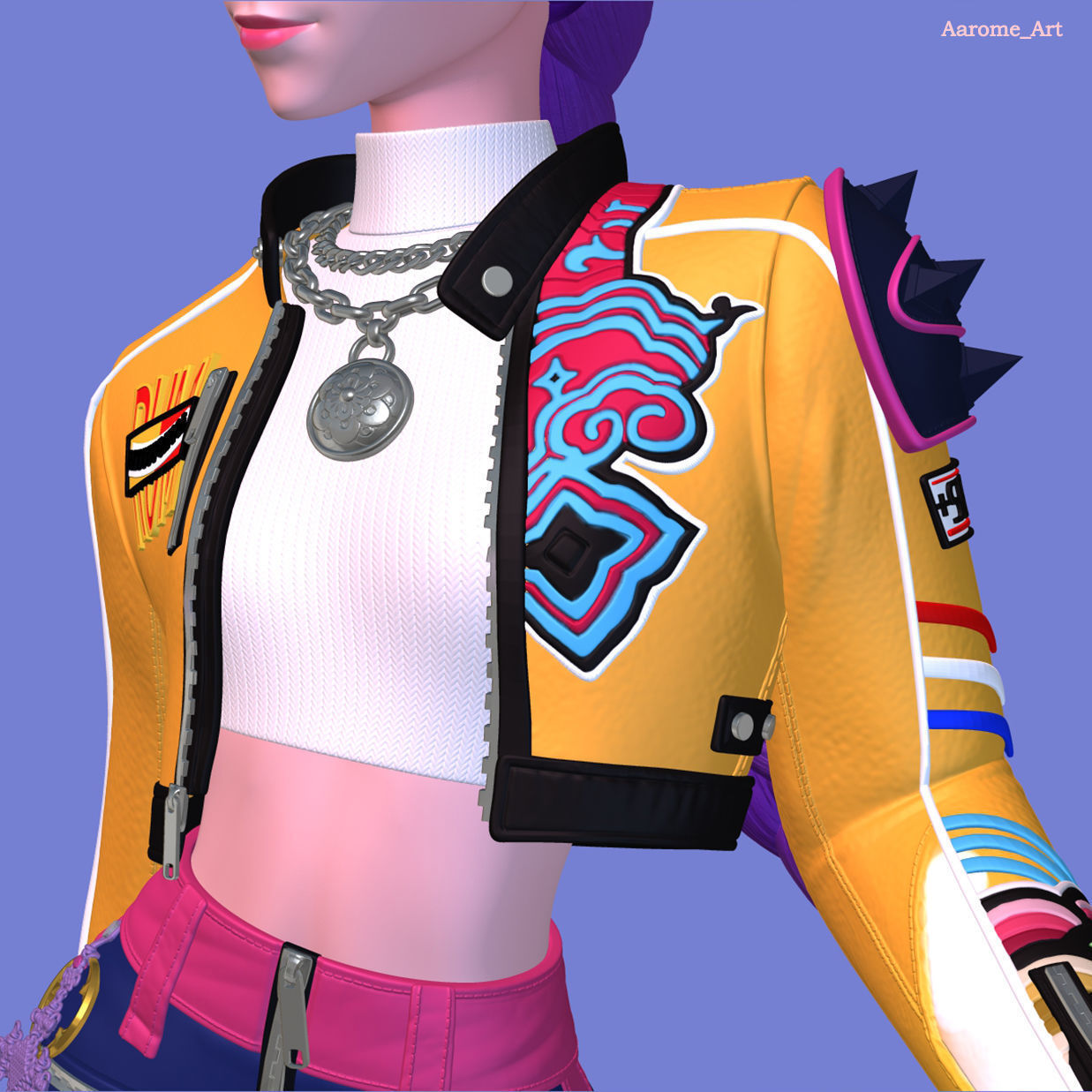 Rumi KPop Demon Hunters 3D print model_13