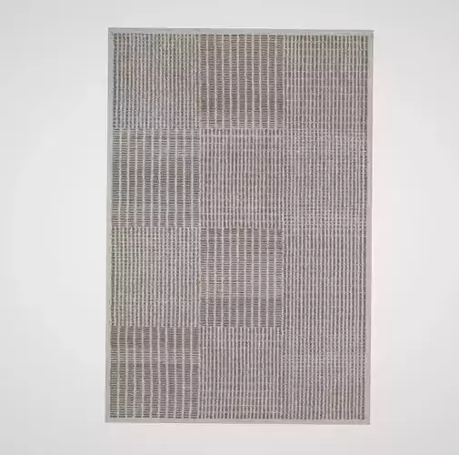 Montecito Tiled Wool Area Rug by Frenshe Interiors 3D model