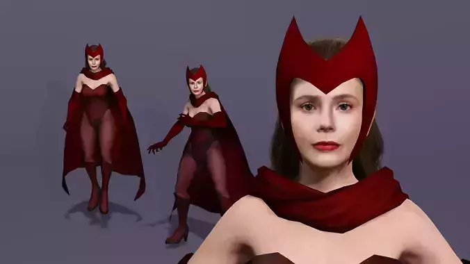 Scarlet Witch-Inspired WandaVision Elizabeth Olsen marvel