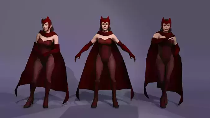 Scarlet Witch-Inspired WandaVision Elizabeth Olsen marvel