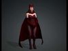 Scarlet Witch-Inspired WandaVision Elizabeth Olsen marvel 3D model_1
