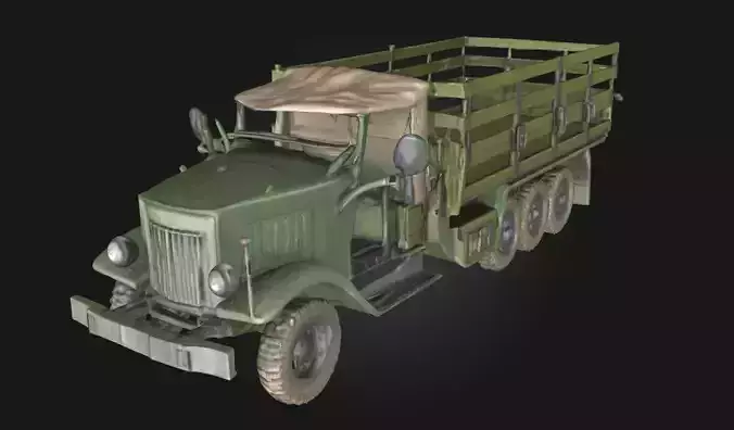 Army Supply Truck  Military Logistics Vehicle 