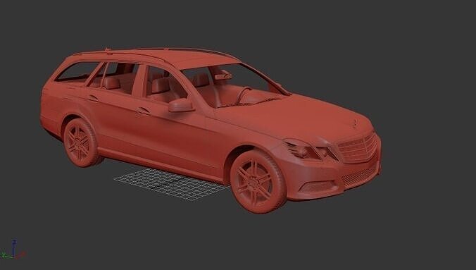 Mercedes Benz E class estate 2010 3D print model