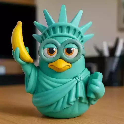 Miniom Duck Statue of Liberty - 3D print 3D print model