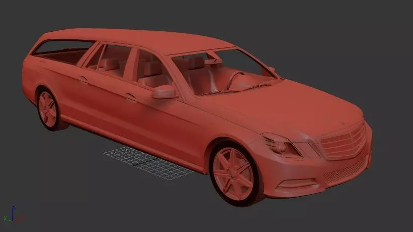 Mercedes Benz E classS212 Binz Xtend 2012 3D print model
