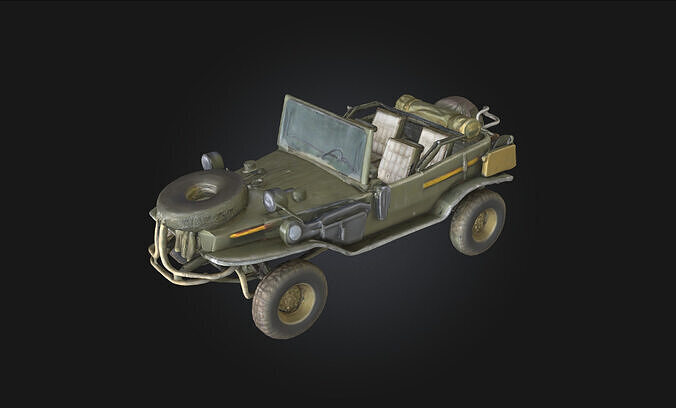 Amphibious Adventure  Dual-Terrain Exploration 3D model